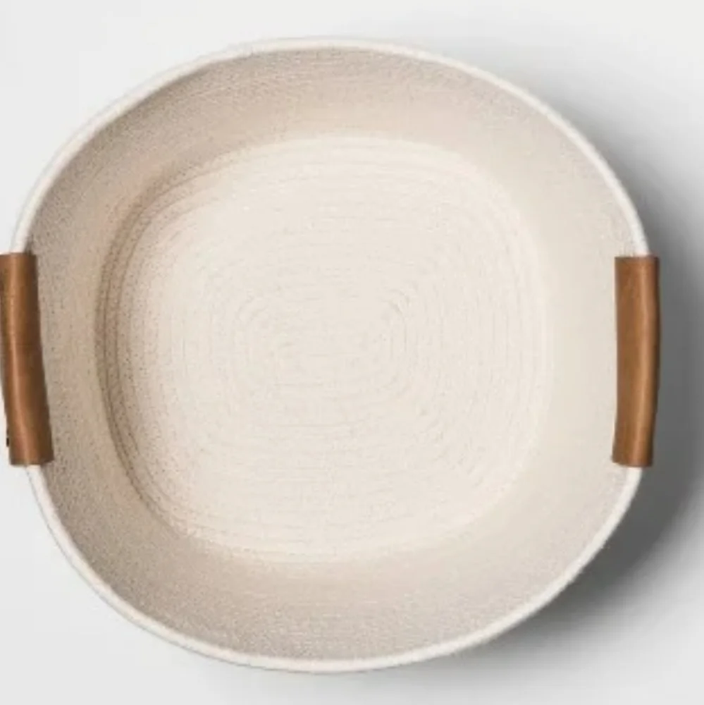 Decorative Coiled Rope Basket - Picture 6 of 12